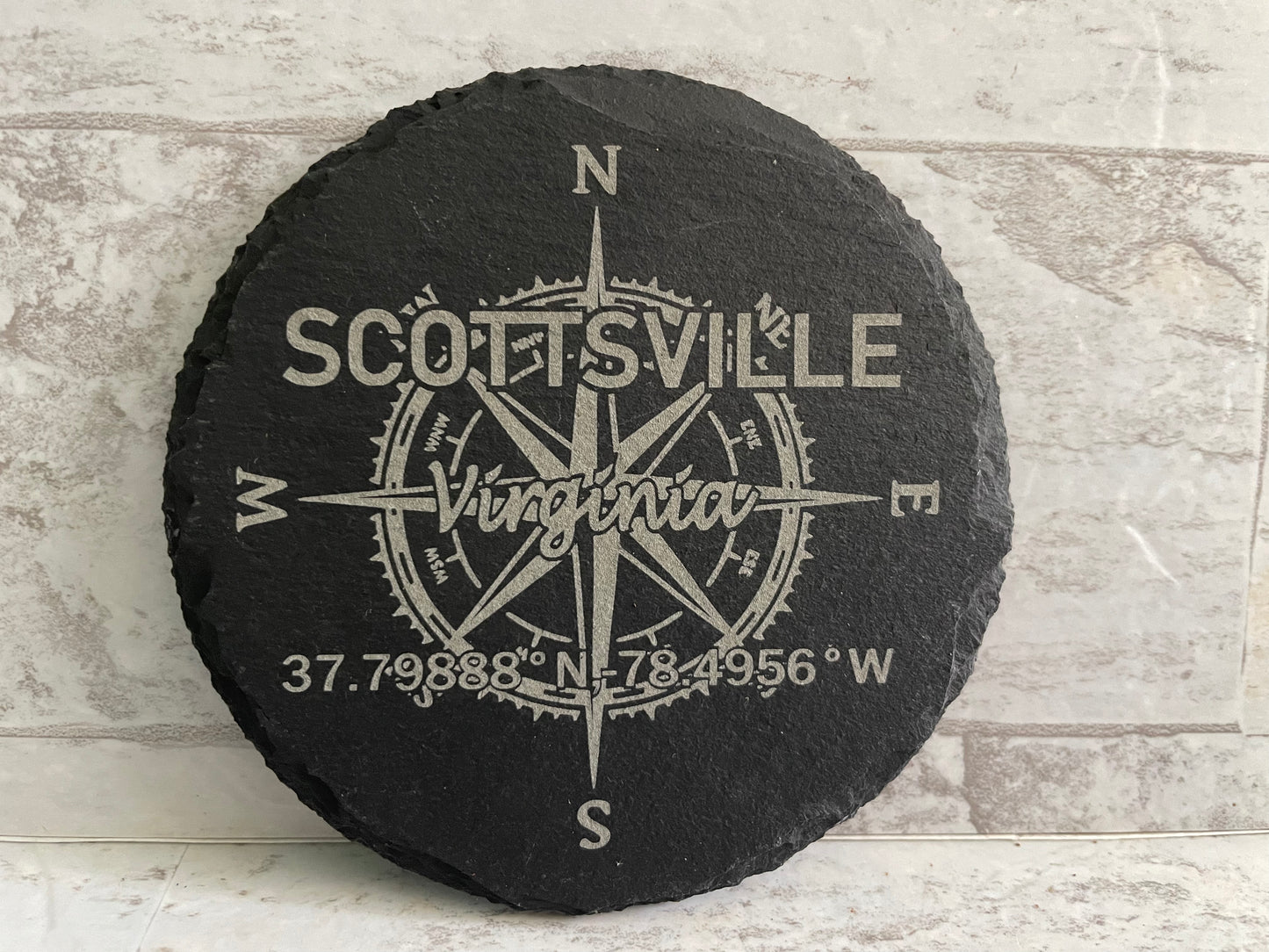 Scottsville Slate Coasters 4pc set