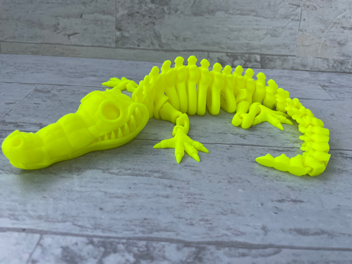 3D Printed Crocodile