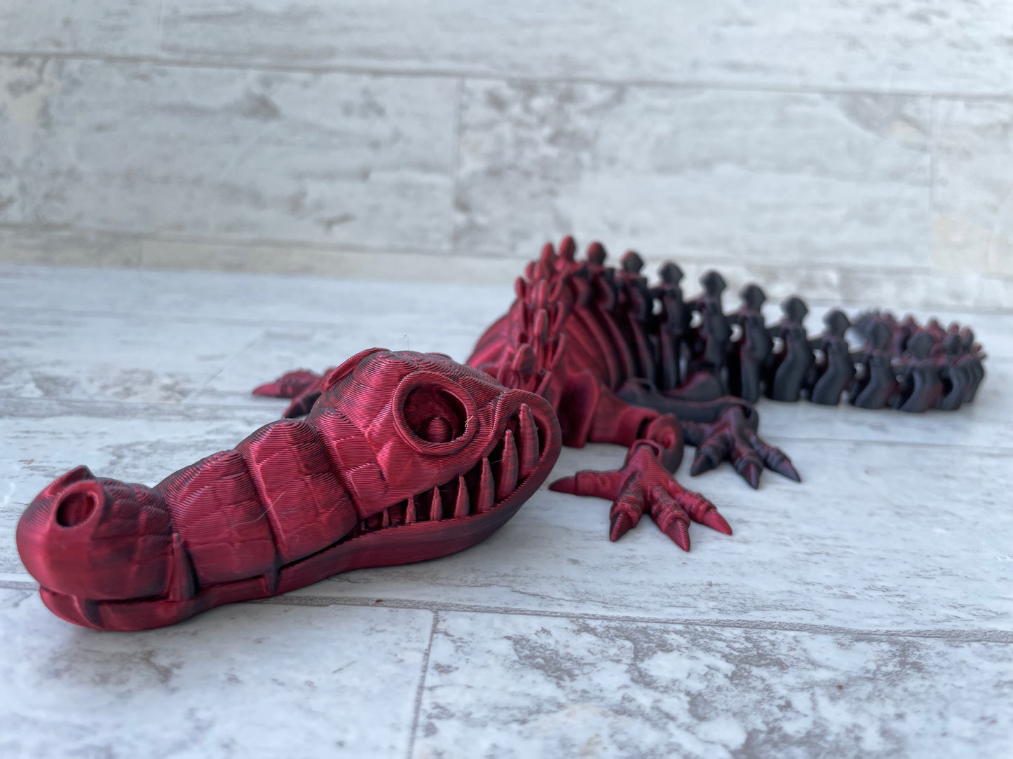 3D Printed Crocodile