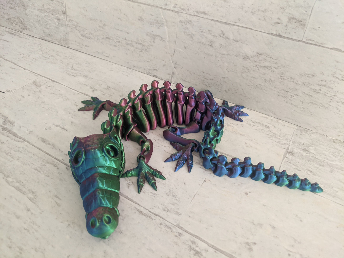 3D Printed Crocodile